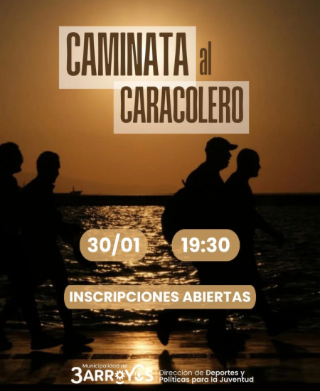 Últimos cupos para la Caminata Caracolera en Claromecó