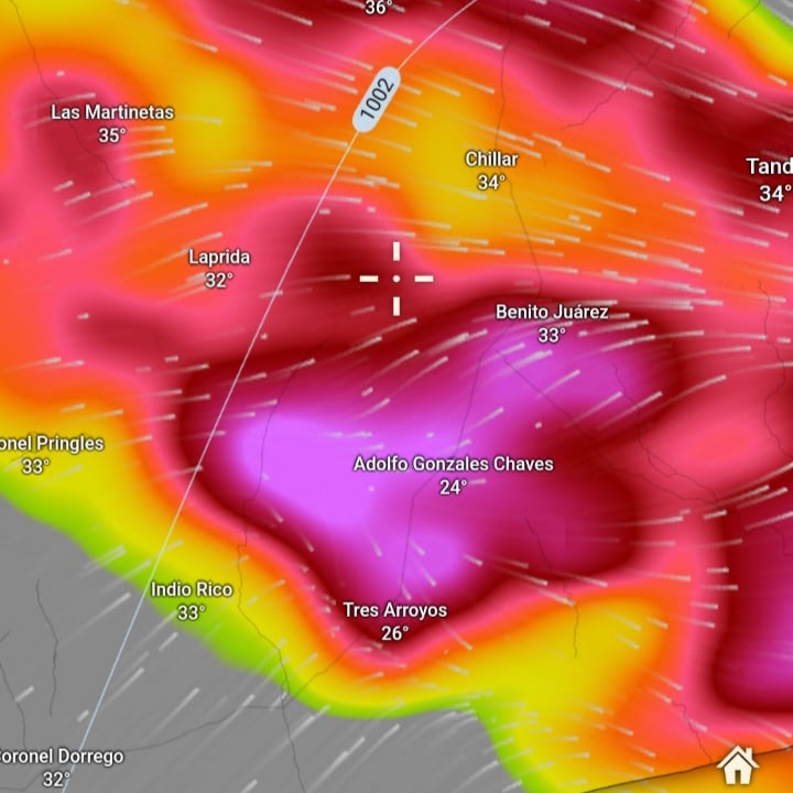 Alerta meteorol&oacute;gica por vientos fuertes