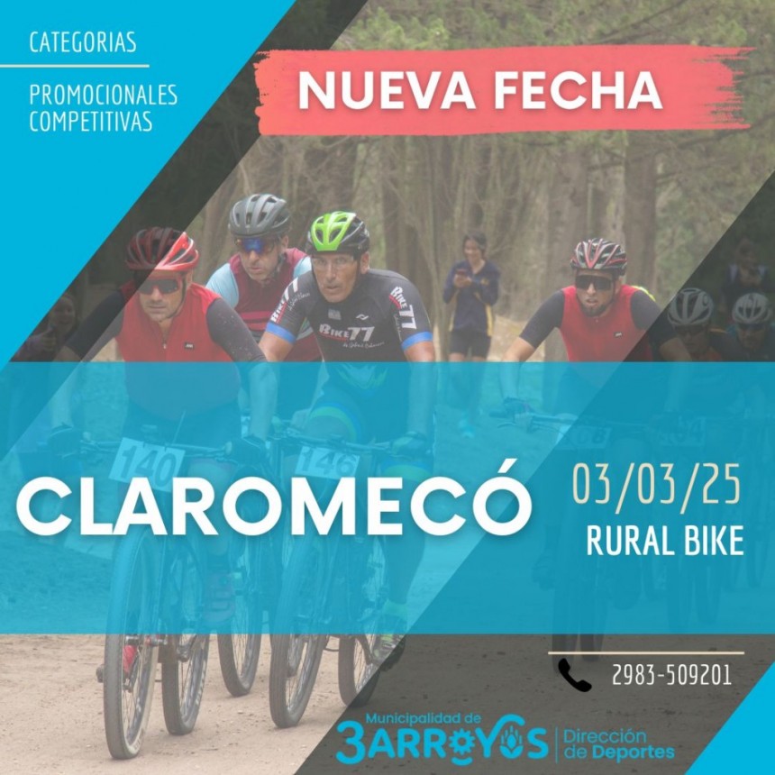 Nueva fecha el Rural Bike en Claromec&oacute;: 3 de marzo