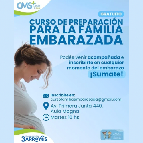 Curso de acompañamiento para la Familia embarazada: un espacio para futuras mamás