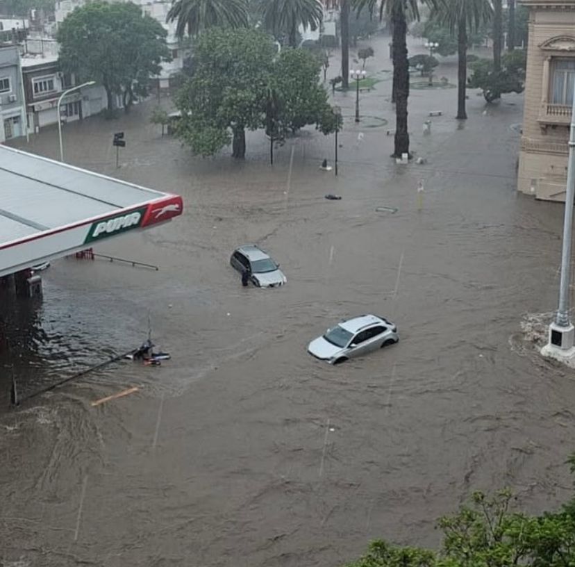 Temporal en Bah&iacute;a Blanca: muri&oacute; una mujer