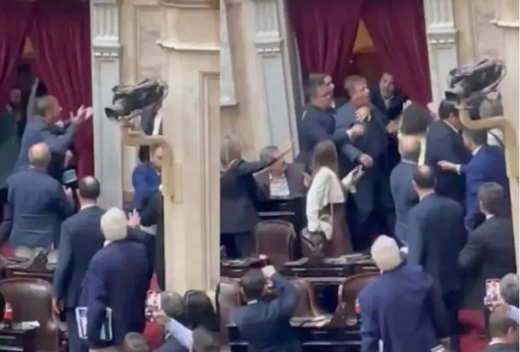 Esc&aacute;ndalo en el Congreso: golpes, insultos y tensi&oacute;n en una sesi&oacute;n ca&oacute;tica