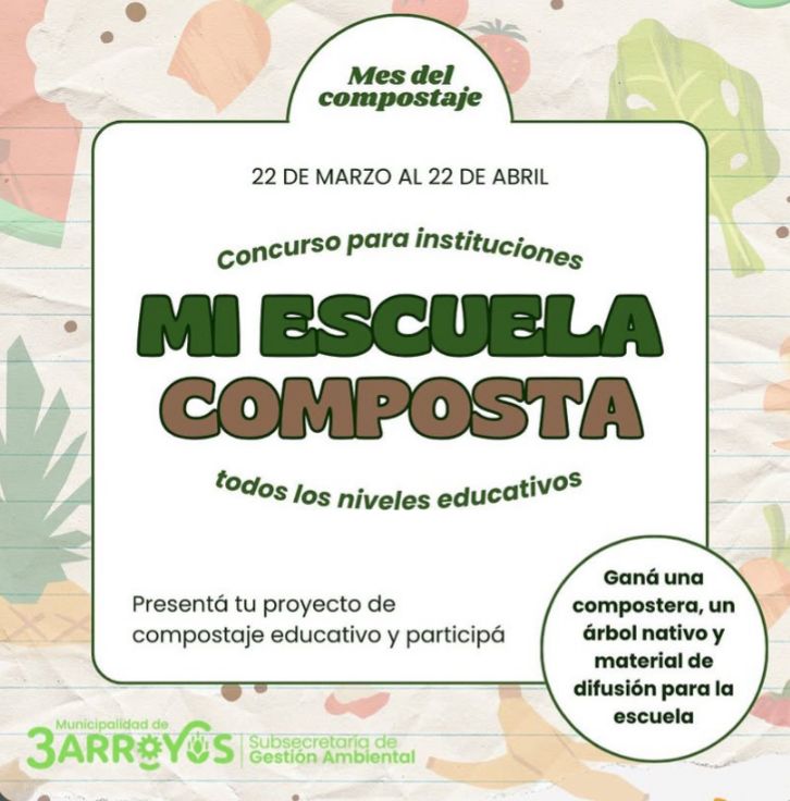 Última semana para el concurso “Mi escuela composta”