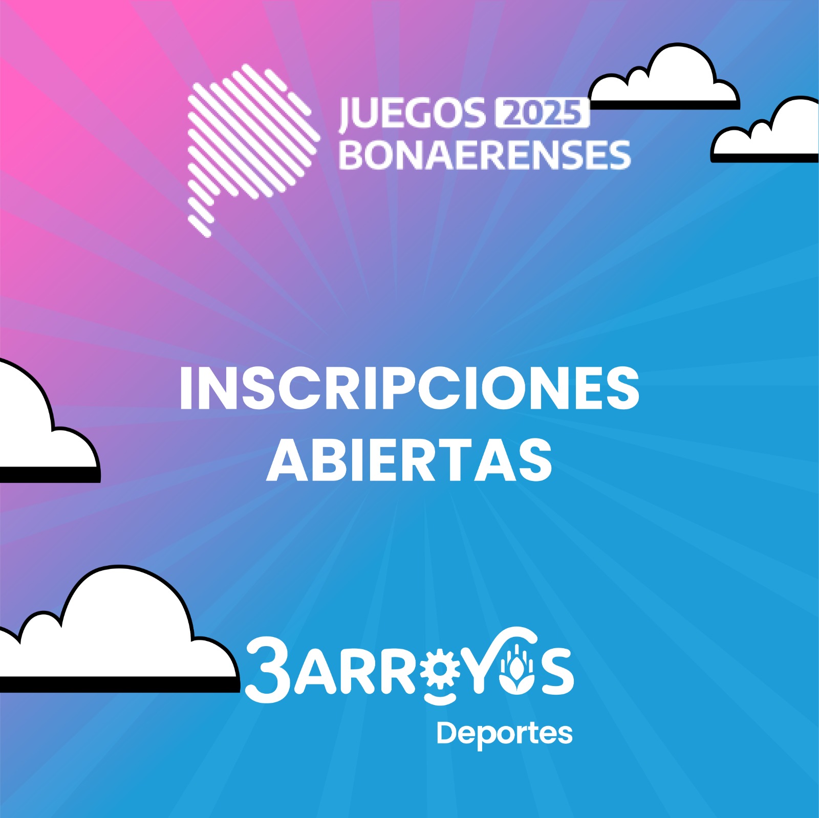 Abiertas las inscripciones para los Juegos Bonaerenses 2025
