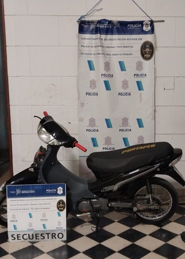 Recuperaron un motoveh&iacute;culo con pedido de secuestro 