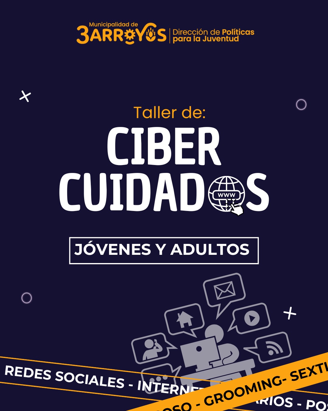 Pol&iacute;ticas para la Juventud ofrece taller gratuito de cibercuidados para j&oacute;venes y adultos 