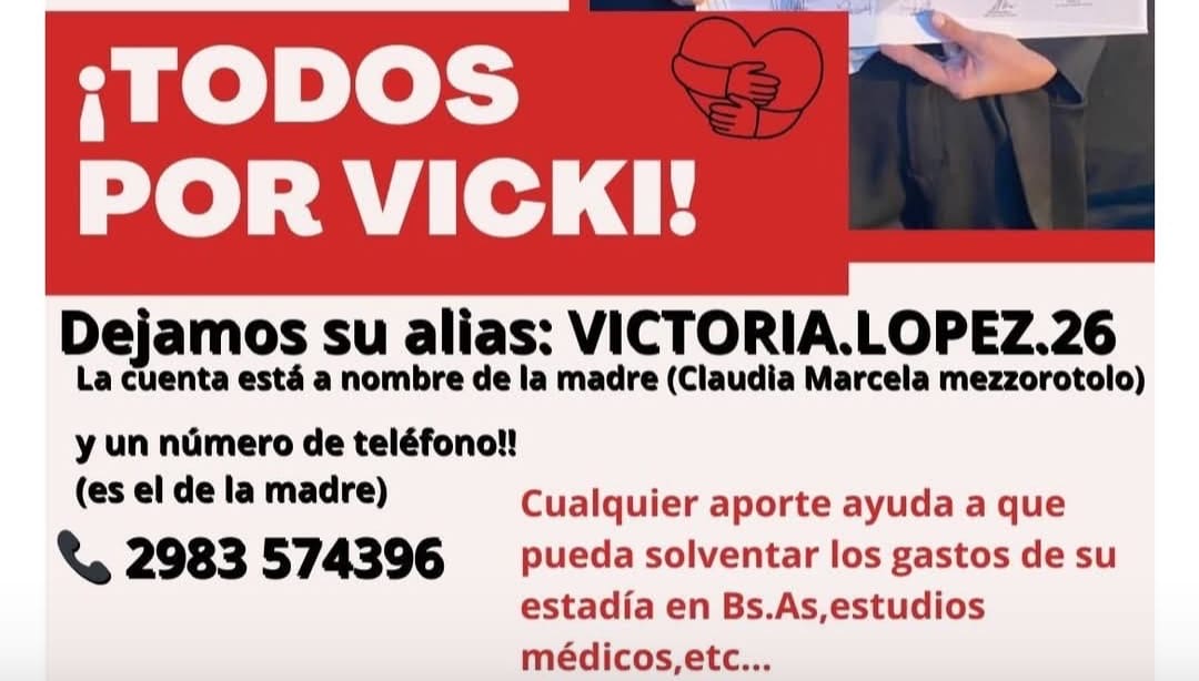 Claudia Mezorotolo alert&oacute; sobre una falsa colecta en nombre de su hija Victoria L&oacute;pez
