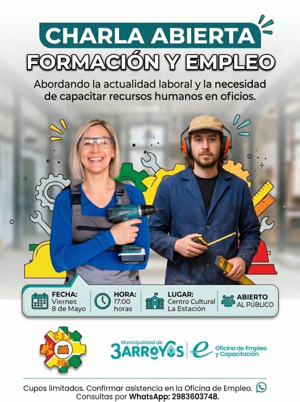Charla abierta sobre empleo y formaci&oacute;n en oficios