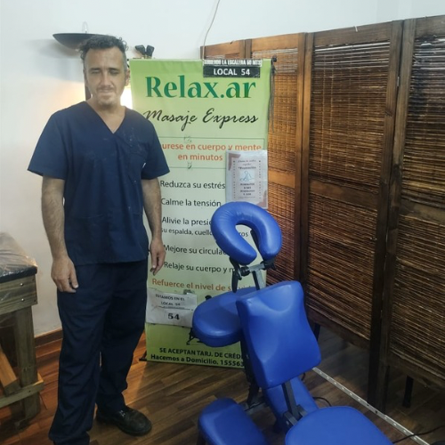 Llegó a nuestra ciudad Alejandro Rampello, masoterapeuta profesional