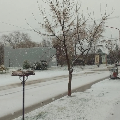 La nieve llegó a varias ciudades de la provincia de Buenos Aires
