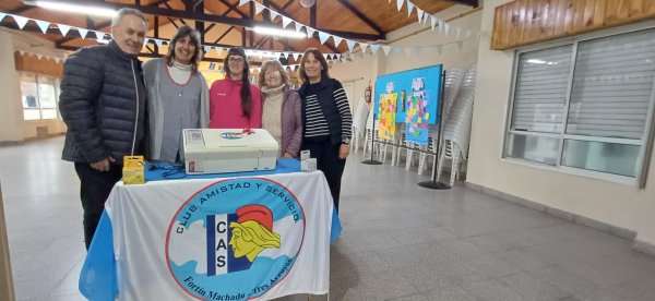 El CAS &ldquo;Fort&iacute;n Machado&rdquo; contin&uacute;a con su tarea solidaria en escuelas del distrito