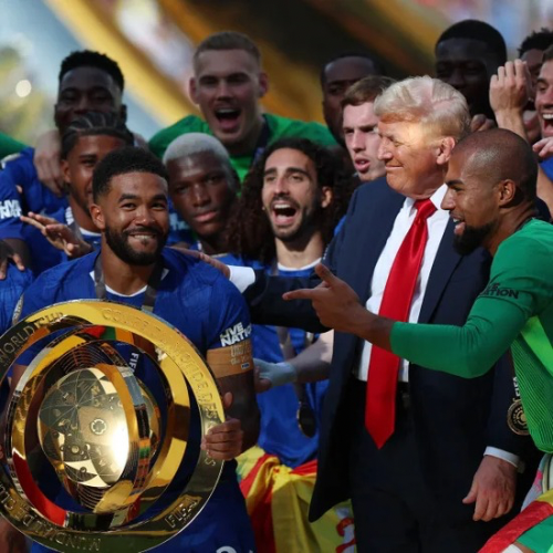Chelsea campeón del Mundial de Clubes y levantó la copa con Donald Trump