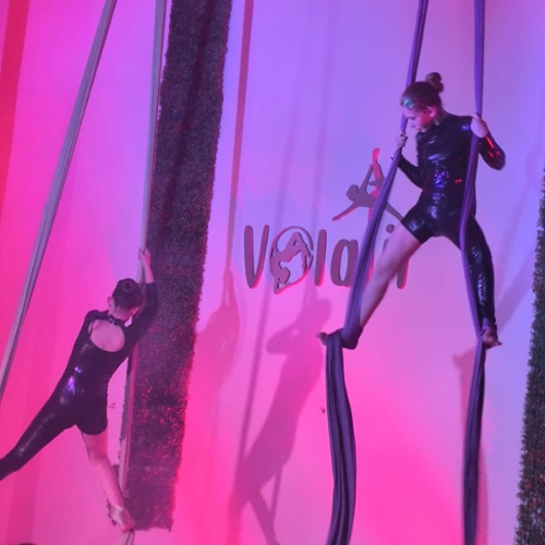 Se desarrolló el Show Volátil de acrobacia