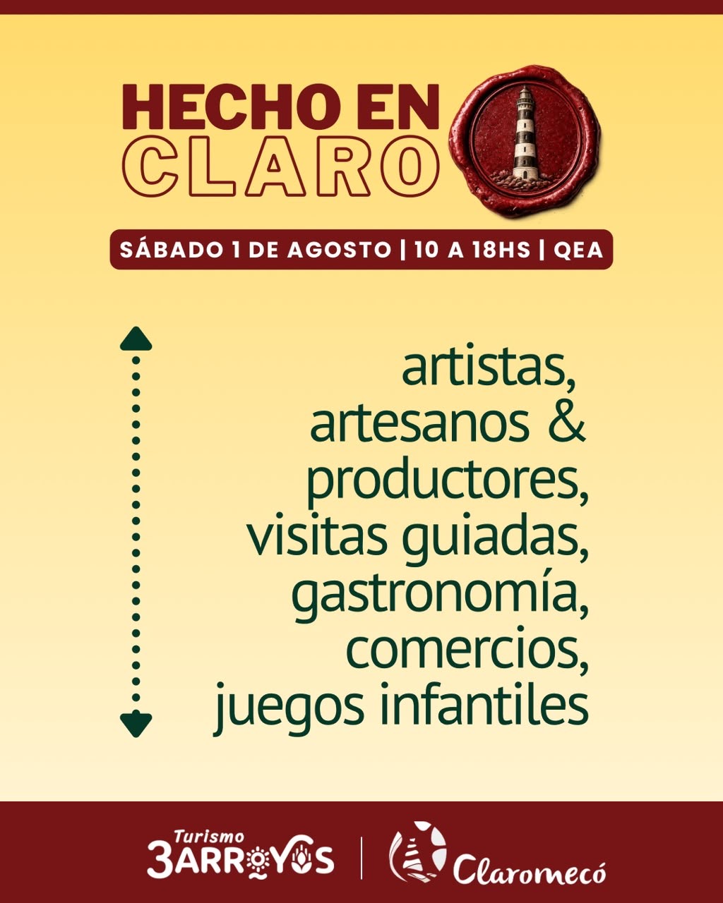 Claromec&oacute;: este s&aacute;bado se realiza la primera edici&oacute;n de &ldquo;Hecho en Claro&rdquo;