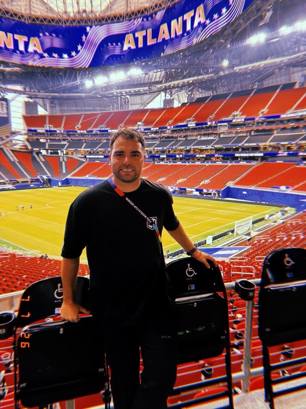 Juan Amuchategui vivi&oacute; desde Atlanta la previa de Argentina-Inglaterra