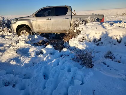 Una pareja sobrevivi&oacute; m&aacute;s de 40 horas atrapada en la nieve bajo -22 &deg;C en Santa Cruz