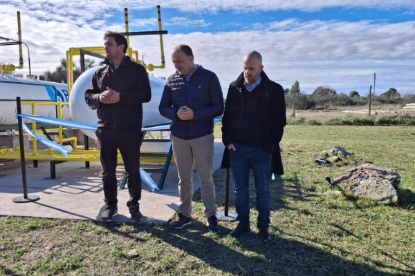 Una obra que mejora la vida de los vecinos: se inauguró la ampliación de la planta de gas en Orense