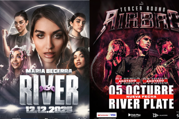 Dos nuevos shows en River: María Becerra y Airbag anunciaron fechas 