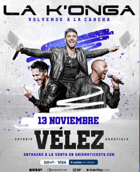 La Konga cierra su gira con un estadio Vélez