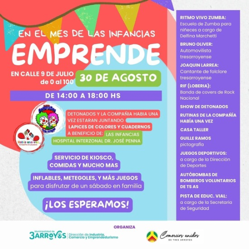 Emprende en el Mes de las Infancias: una propuesta para disfrutar en familia