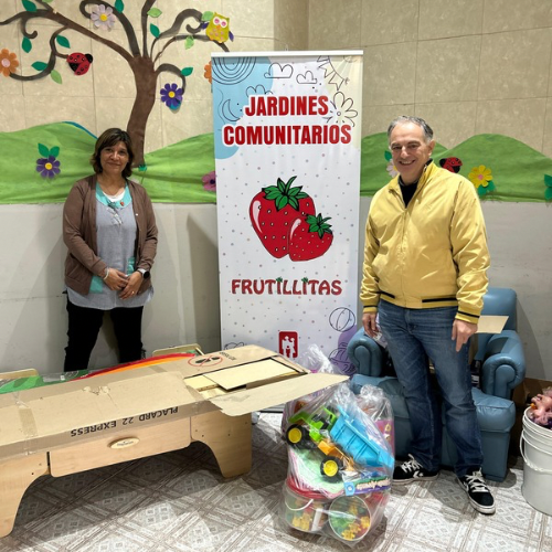 Programa “Modo Clases”: entrega de mobiliario en jardines 