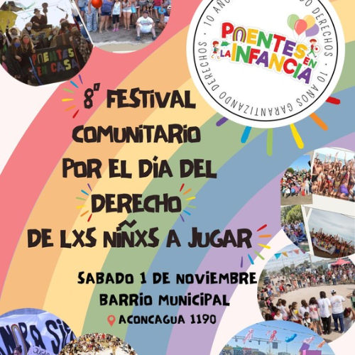 Tres Arroyos celebrará el 8° Festival Comunitario por el Derecho de los niños a Jugar