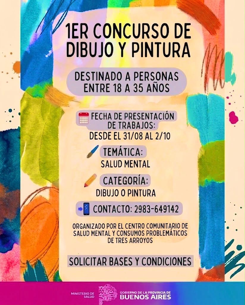 Convocan a participar del 1&deg; Concurso de Dibujo y Pintura sobre Salud Mental