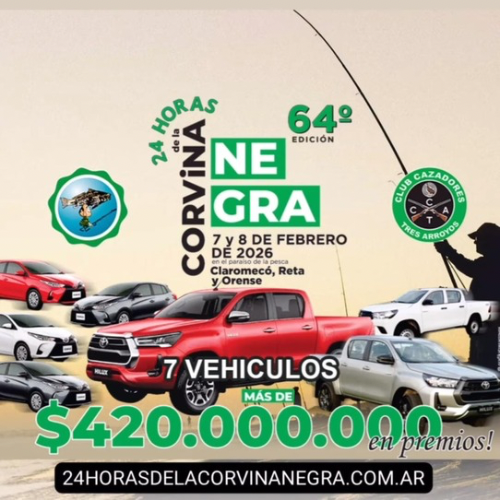 Se viene la 64ª edición de las 24 Horas de la Corvina Negra