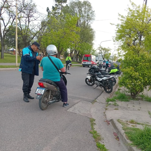 Se labraron 52 infracciones durante los controles de tr&aacute;nsito del fin de semana