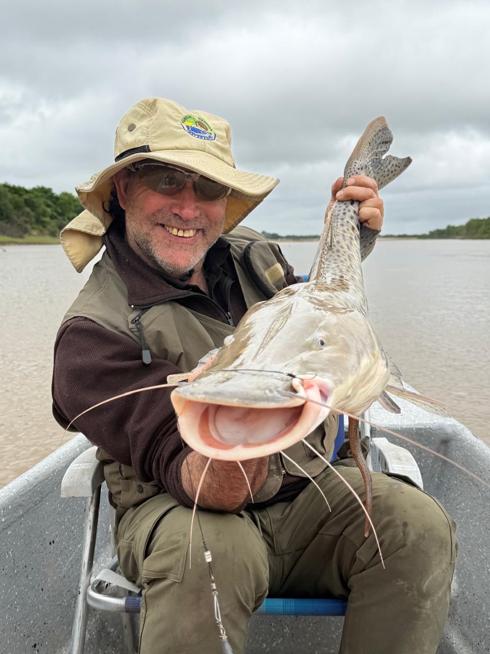 La pesca tiene su d&iacute;a: Pablo Fern&aacute;ndez transmiti&oacute; desde el Impenetrable chaque&ntilde;o y anticiparon concursos zonales