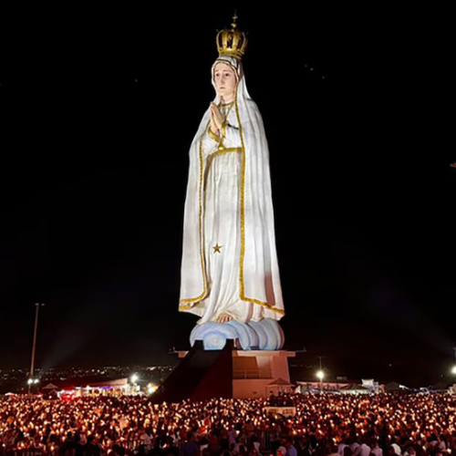 Brasil inauguró una estatua de la Virgen de Fátima que supera al Cristo Redentor