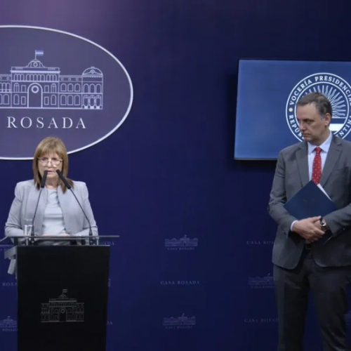 Manuel Adorni y Patricia Bullrich anunciaron reformas en el C&oacute;digo Penal
