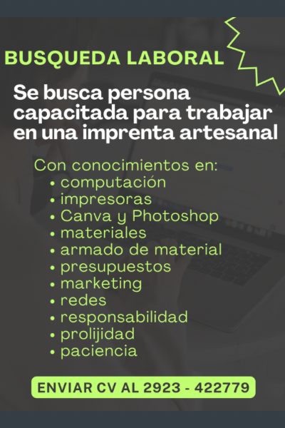 B&uacute;squeda laboral