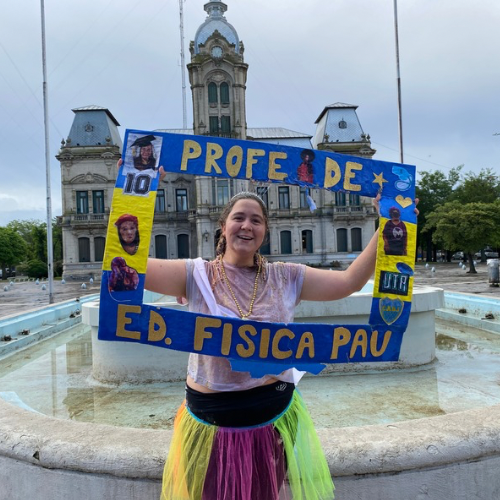 Paula se recibi&oacute; de profesora de Educaci&oacute;n F&iacute;sica